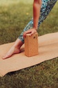 Blocs de yoga en liège naturel (x2)