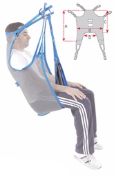 [2887.735] Sangle universelle Basic-Loop avec têtière XL - liée à un lève-personne à la location